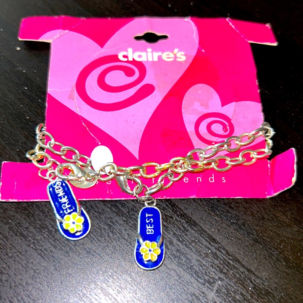 Claire’s best friend anklet -NWT